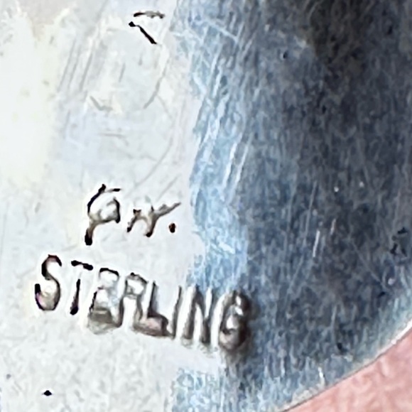 Opal And Lapis Bezel Set Sterling 925 inlay Pendant Necklace Signed VTG 4250 W - Picture 14 of 16